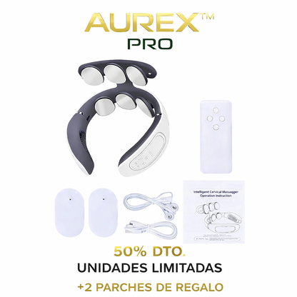 AUREX™ PRO ✨ Tecnología Inteligente para Liberar la Tensión Cervical en Minutos. ✨50% Dto. Unidades Limitadas🎁2 Parches Gratis 🎁