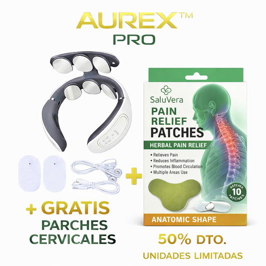 ✨AUREX™ PRO ✨Tecnología Inteligente para Liberar la Tensión Cervical en Minutos. ✨